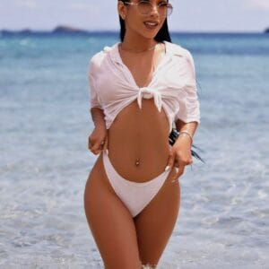 Luxusmodell Zoe auf Ibiza Luxusmodell Zoe auf Ibiza